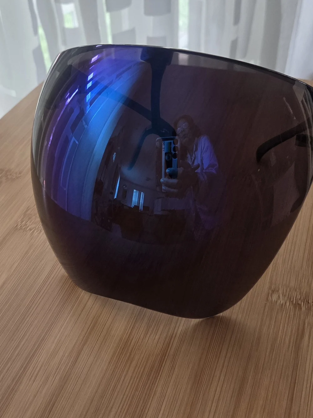 Mirrored Visor Lens - Deep Purple / Blue Tint